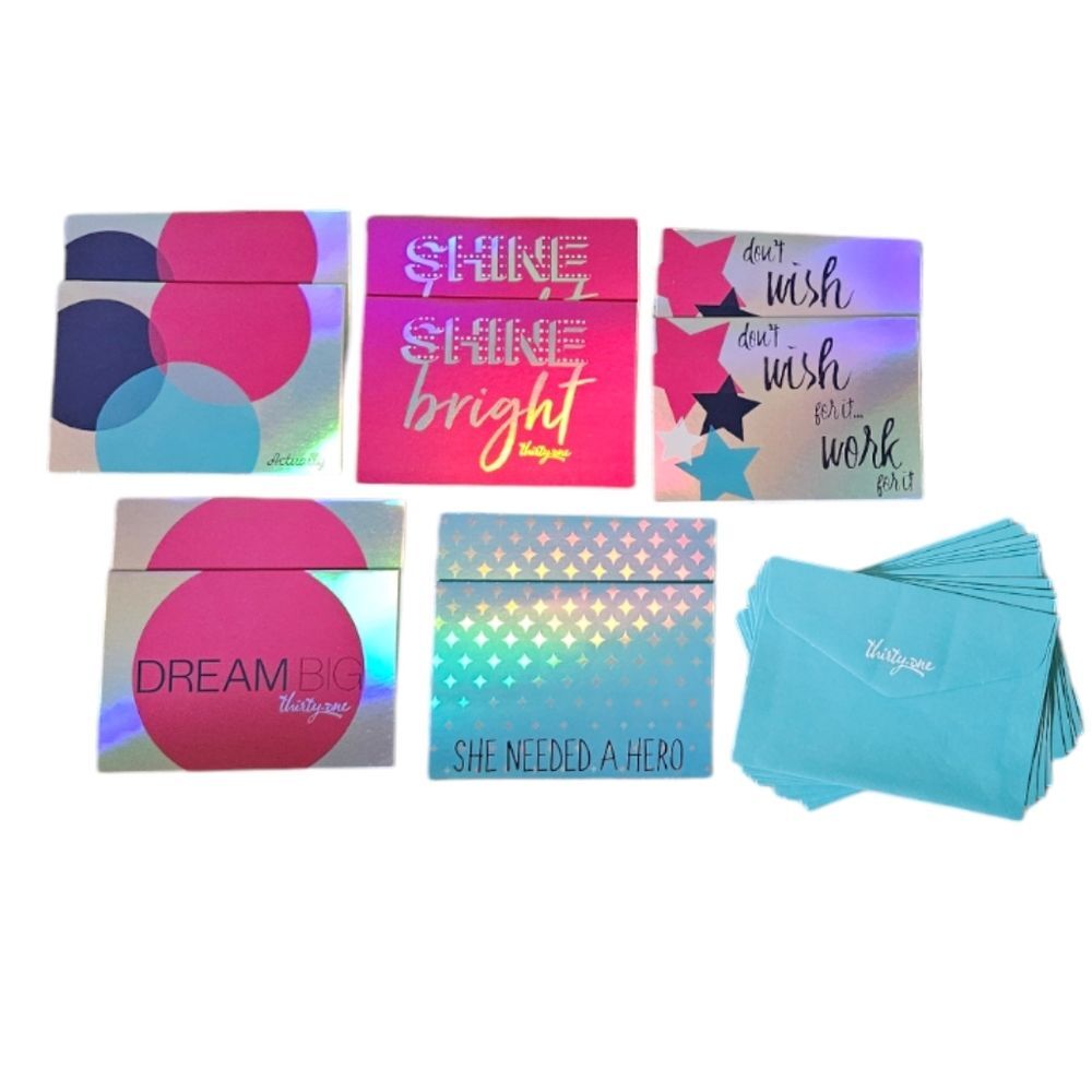 NWT Thirty-One Gifts Motivational Note Card & Envelope Set Inspirational